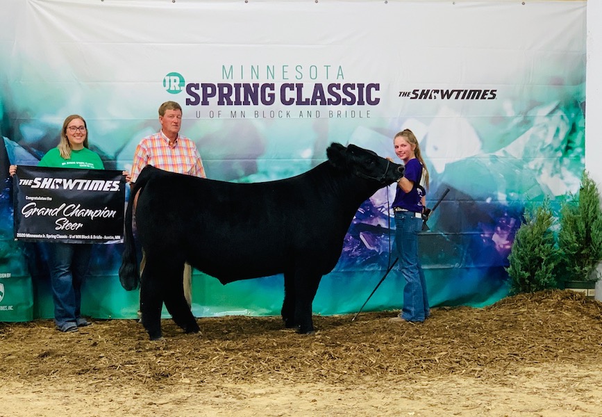 Grand Champion Steer 2020 MN Spring Classic