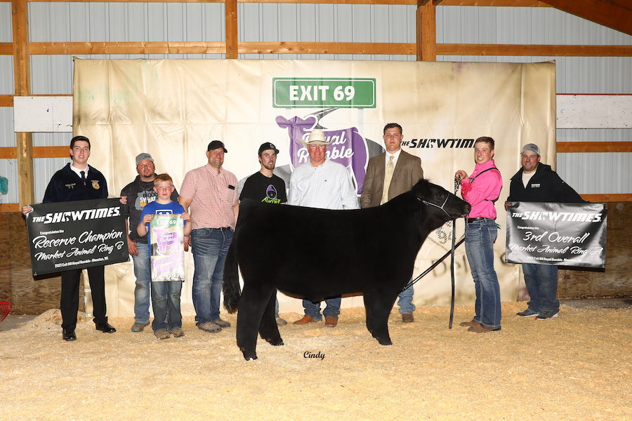 Reserve Grand Steer Ring B/ 3rd Overall Ring A Exit 69 Royal Rumble